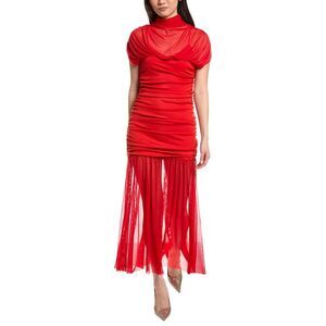 Moonsea Womens  Sleeveless Maxi Dress, Red